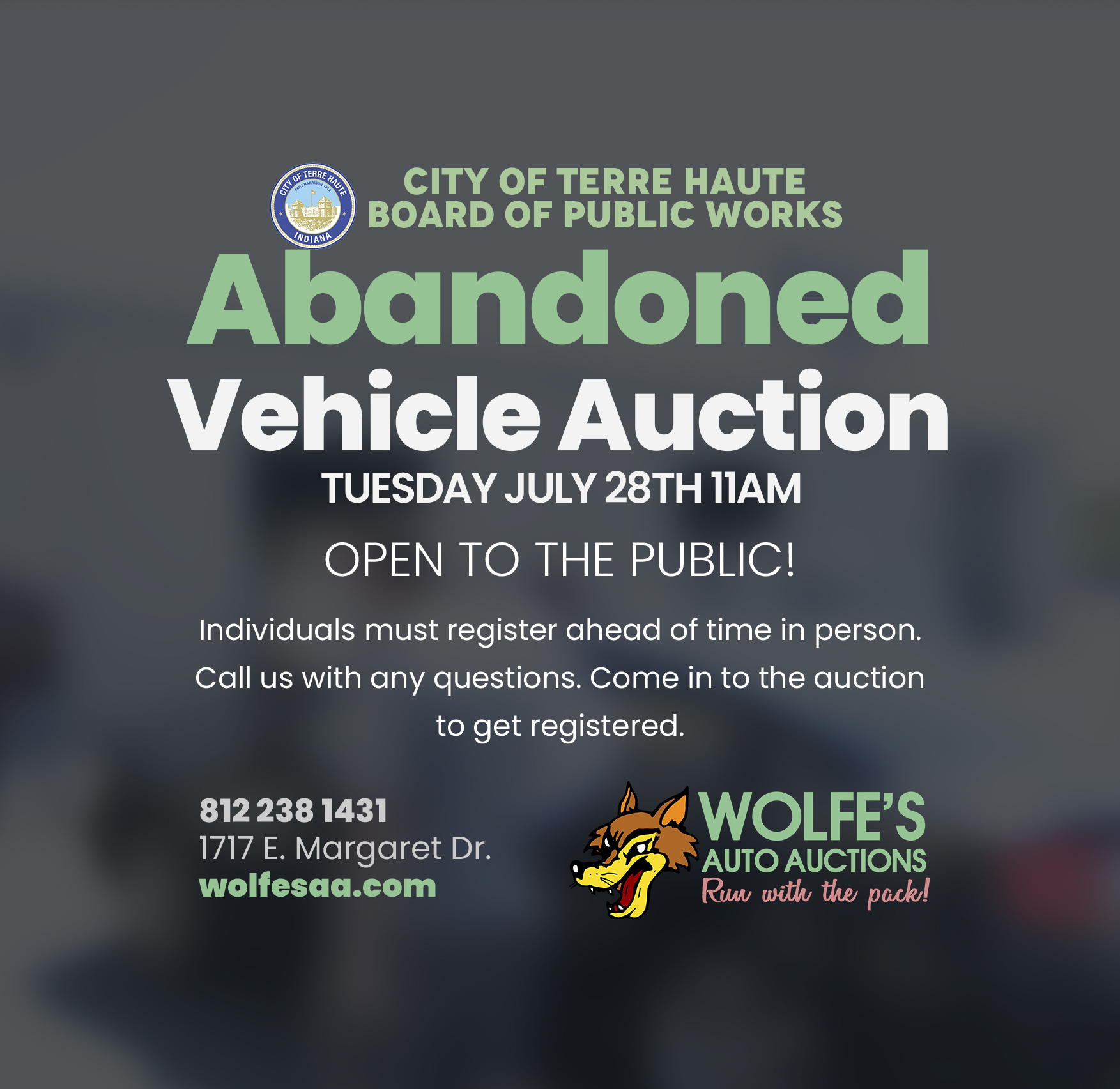 Abandoned Vehicle Sale