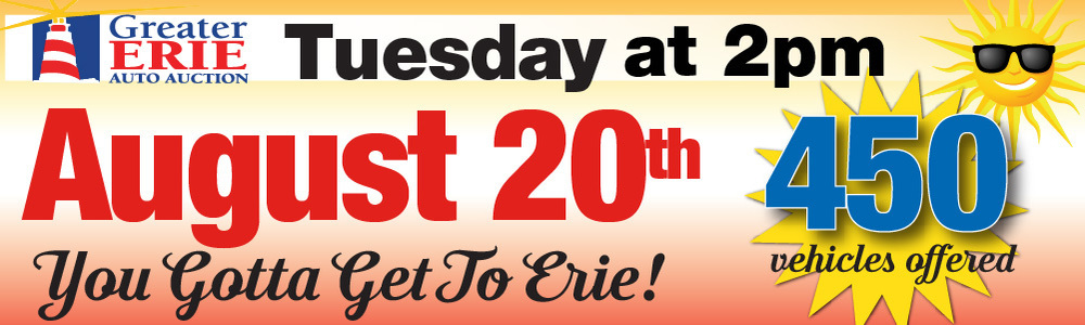 Lake Erie Auto Credit >> Greater Erie Auto Auction Lake Erie Auto Credit >> Greater Erie Auto Auction