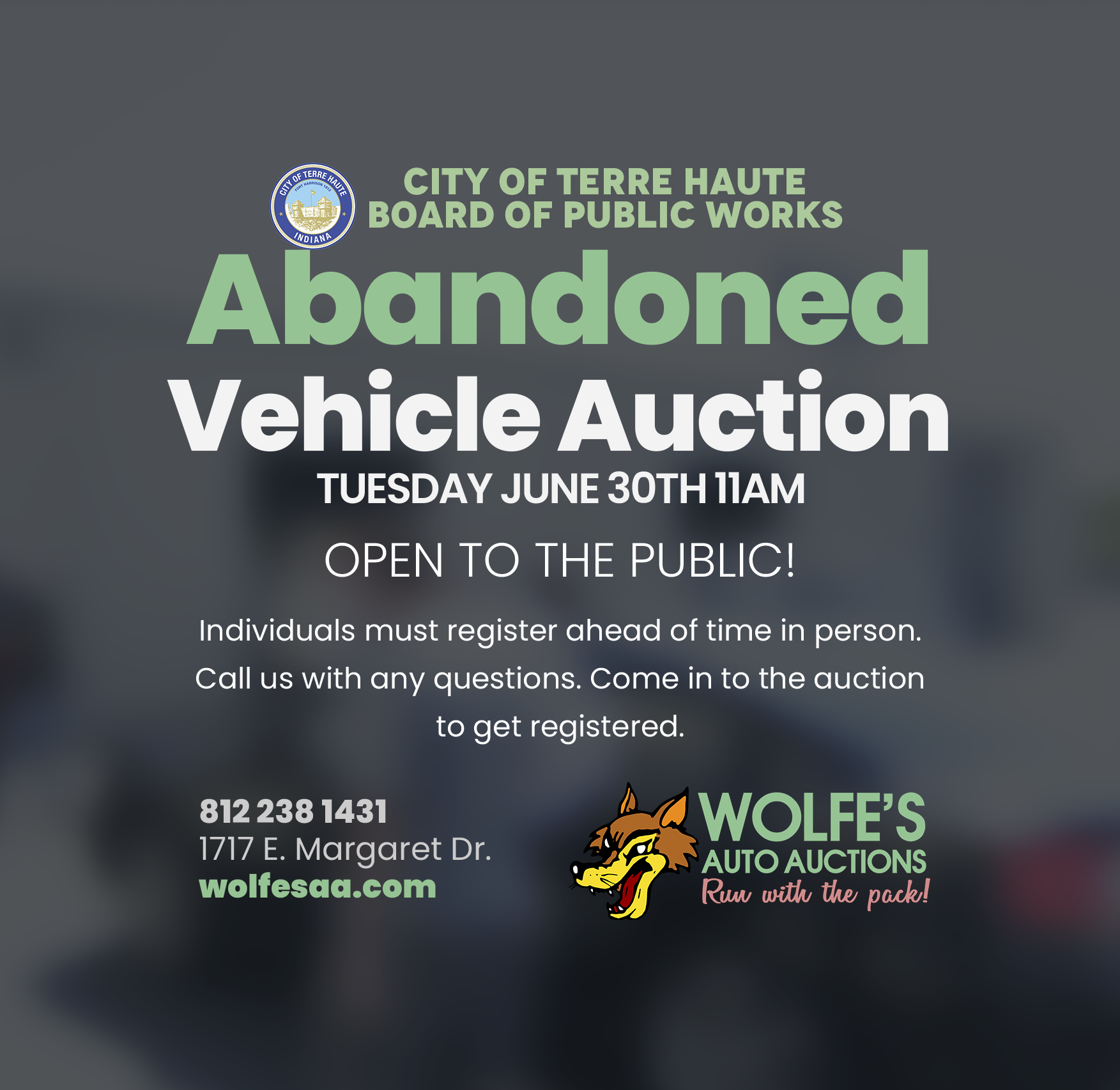 Abandoned Vehicle Sale