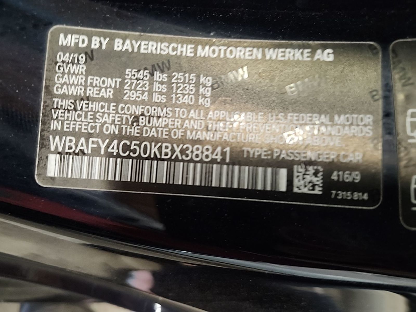 2019 BMW 8-Series   AWD
