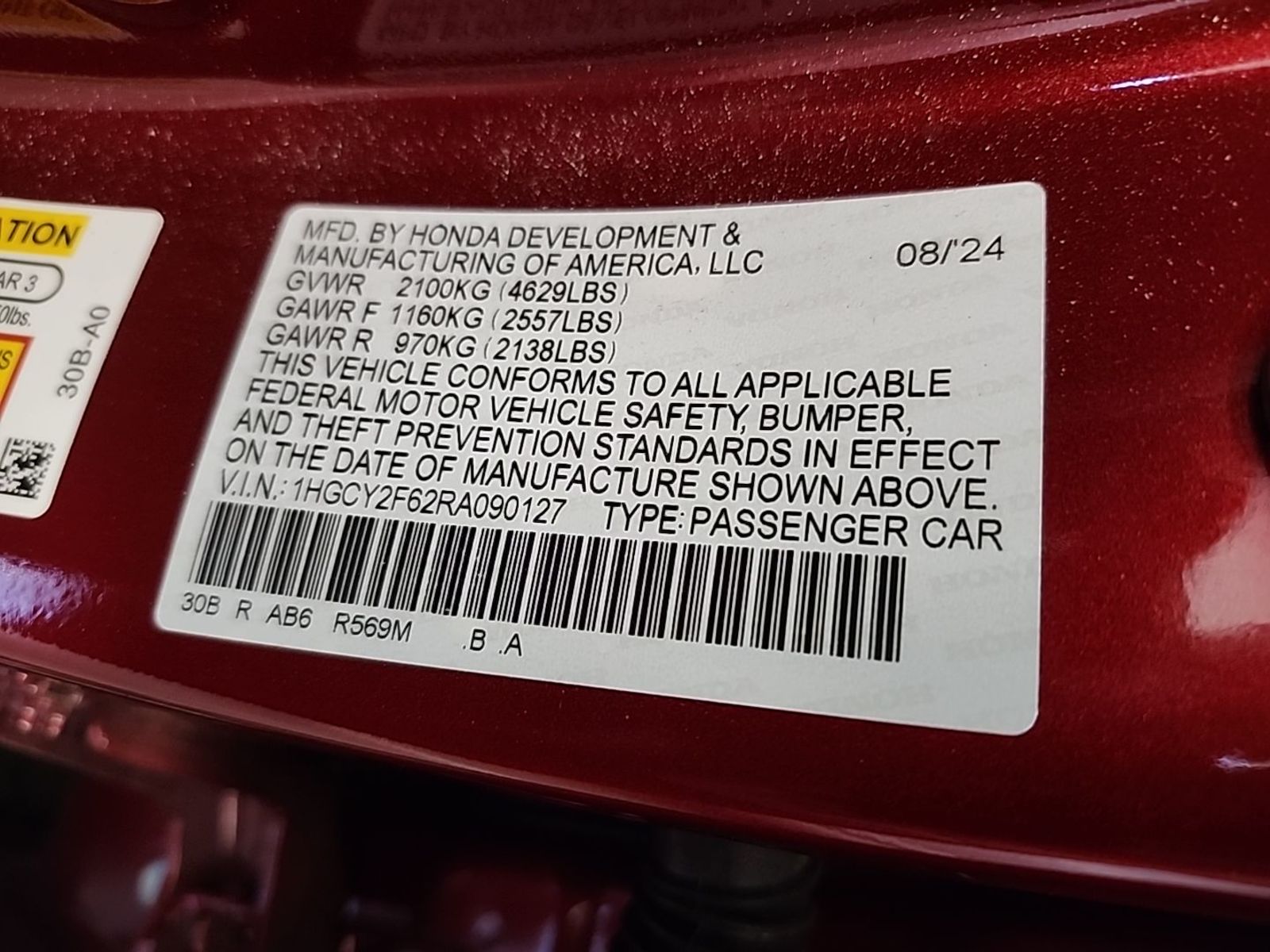 2024 Honda Accord Hybrid   FWD
