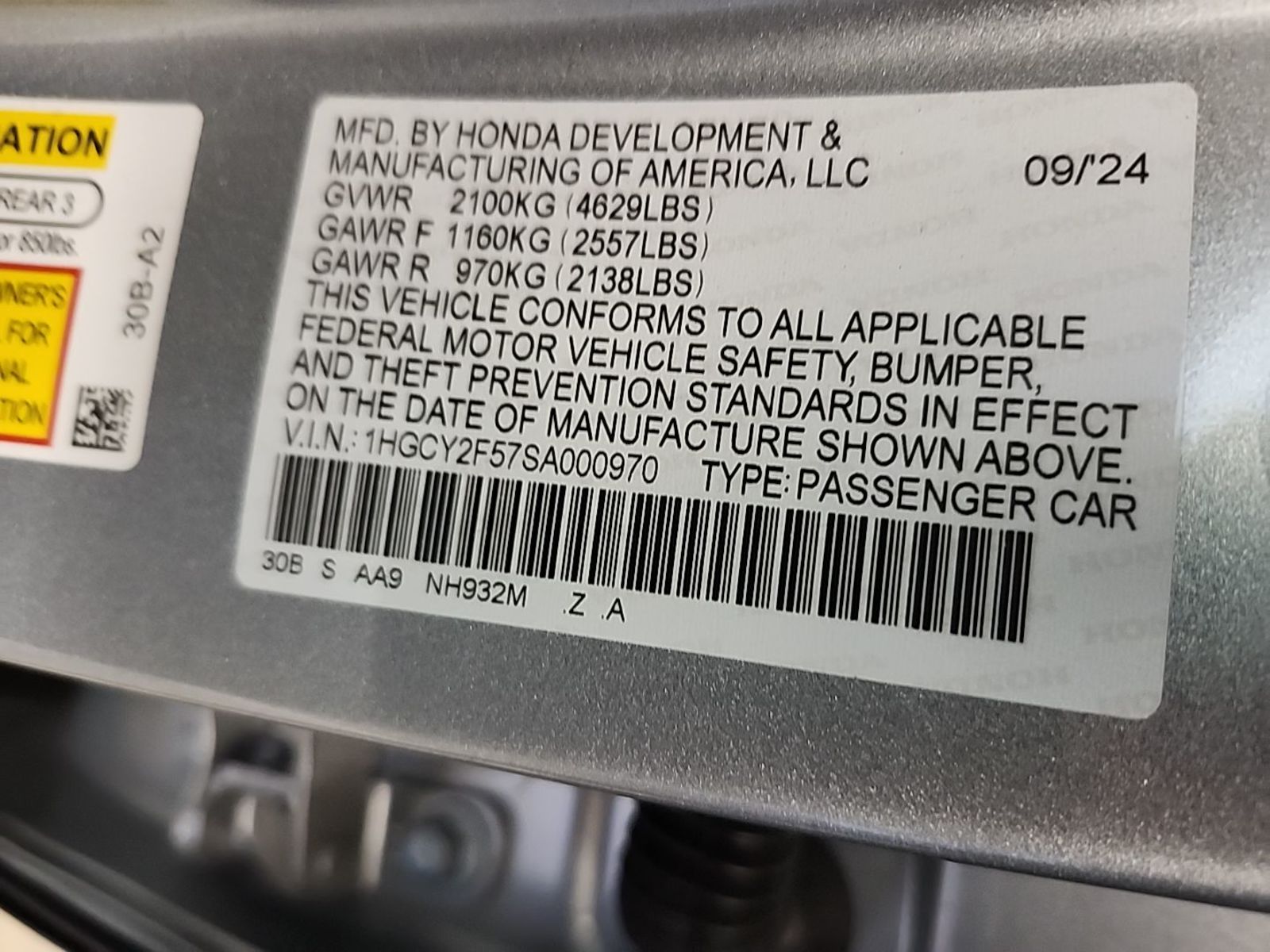 2025 Honda Accord Hybrid   FWD