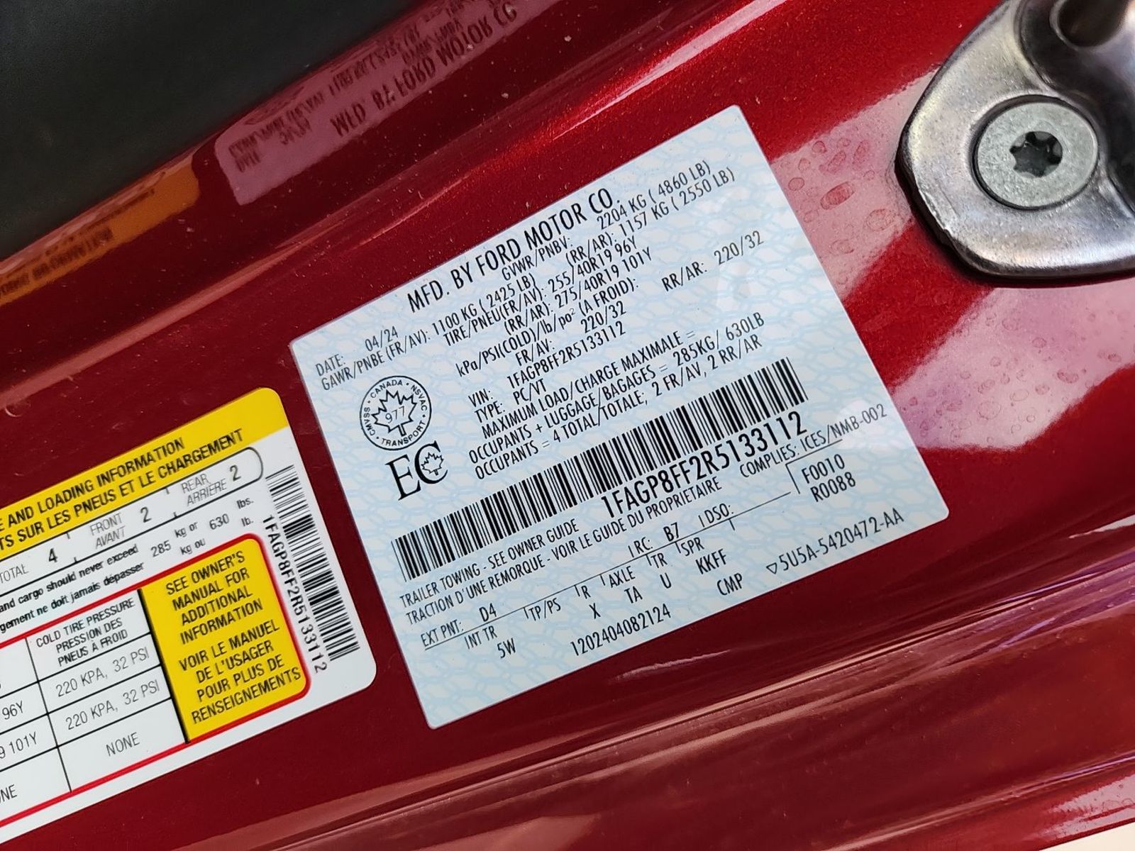 2024 Ford Mustang   RWD