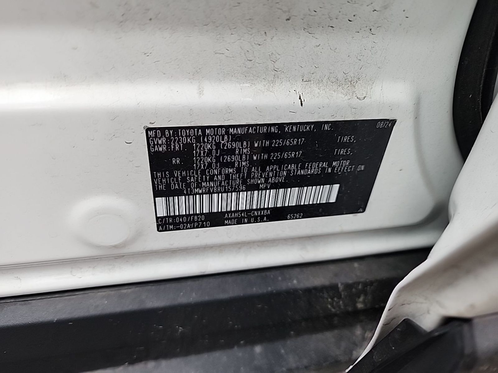 2024 Toyota RAV4  Hybrid LE AWD