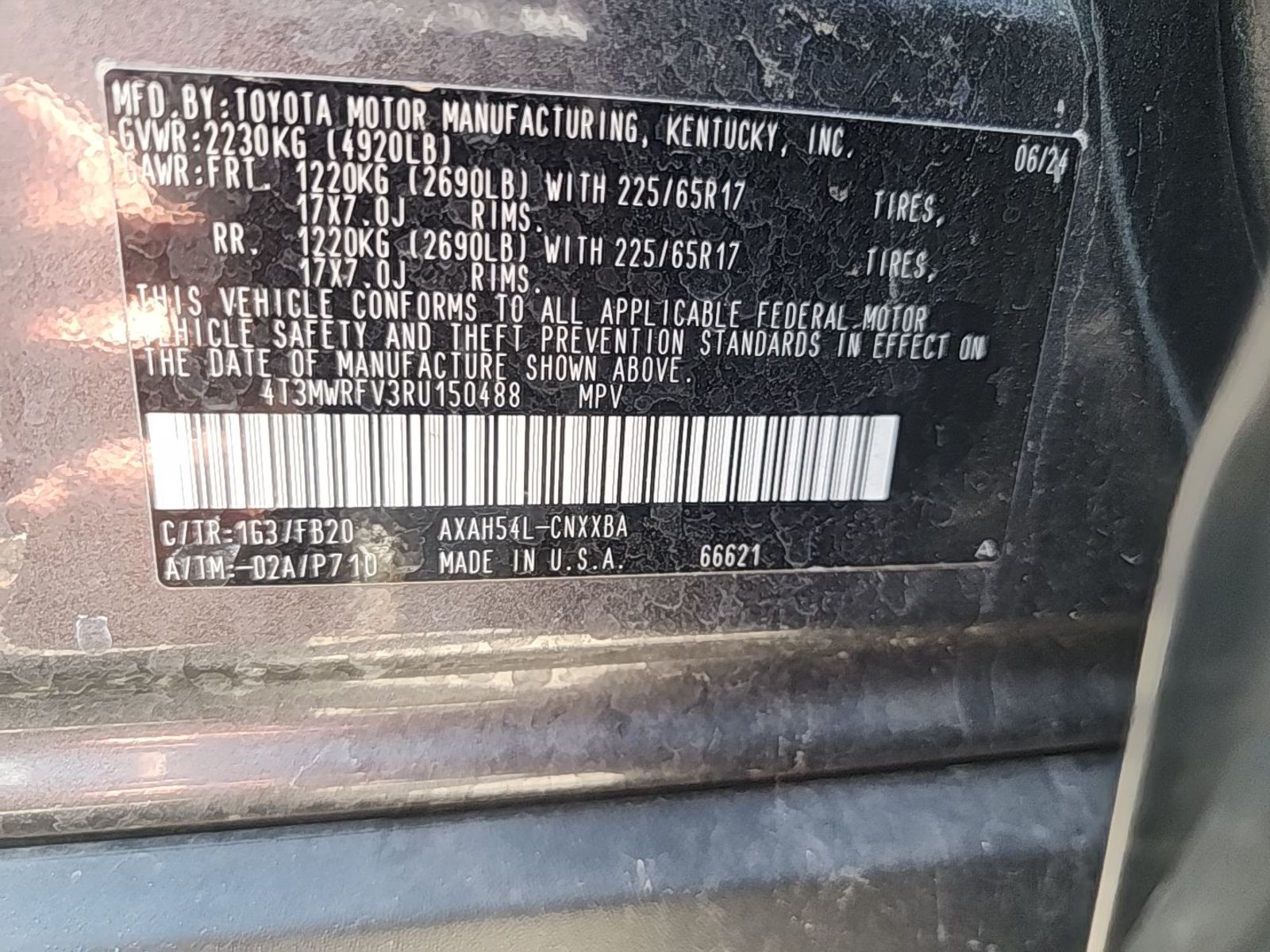 2024 Toyota RAV4  Hybrid LE AWD