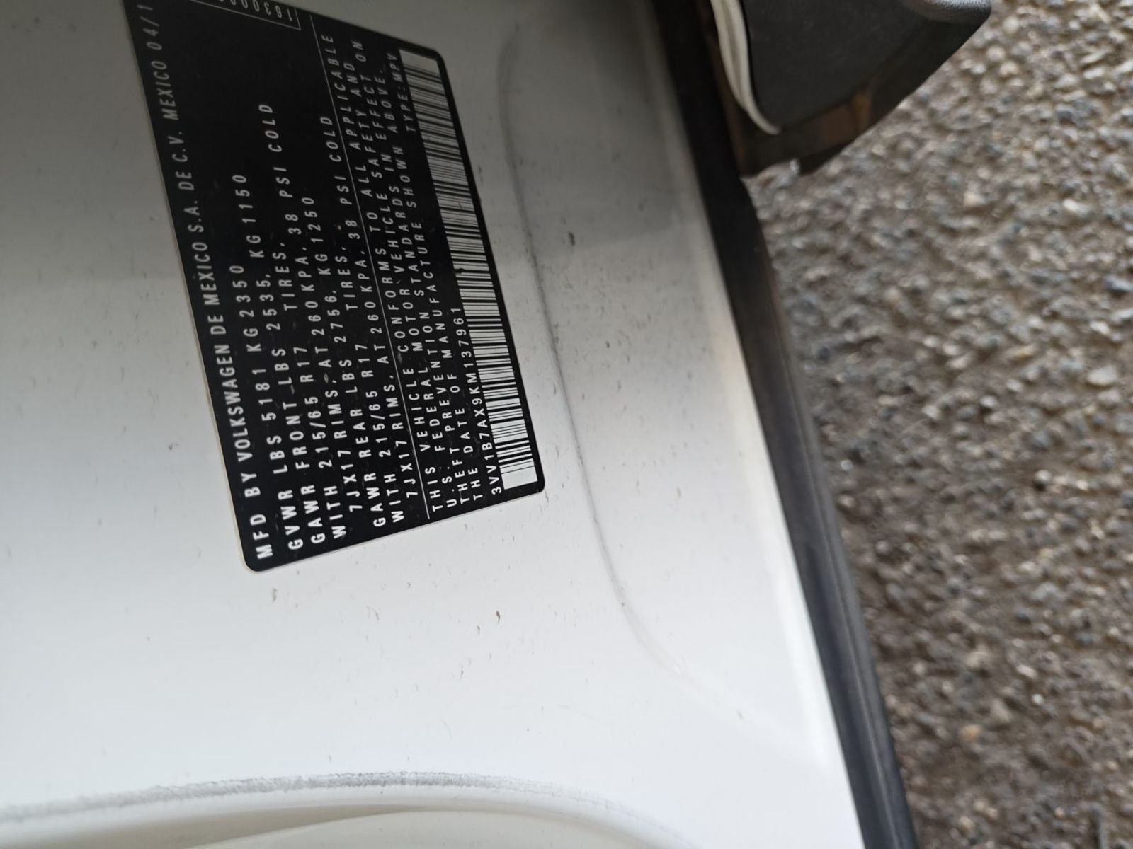 2019 Volkswagen Tiguan  S FWD
