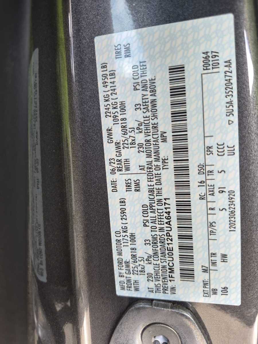 2023 Ford Escape  PHEV FWD