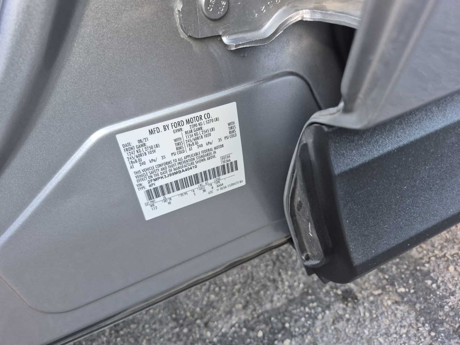 2021 Ford Edge  SEL FWD