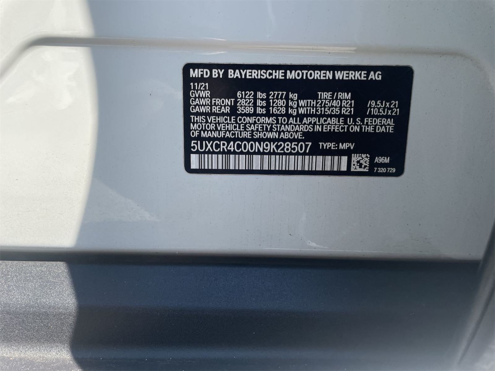 2022 BMW X5 sDrive40i RWD 86730 miles - купити Авто з сша BMW у