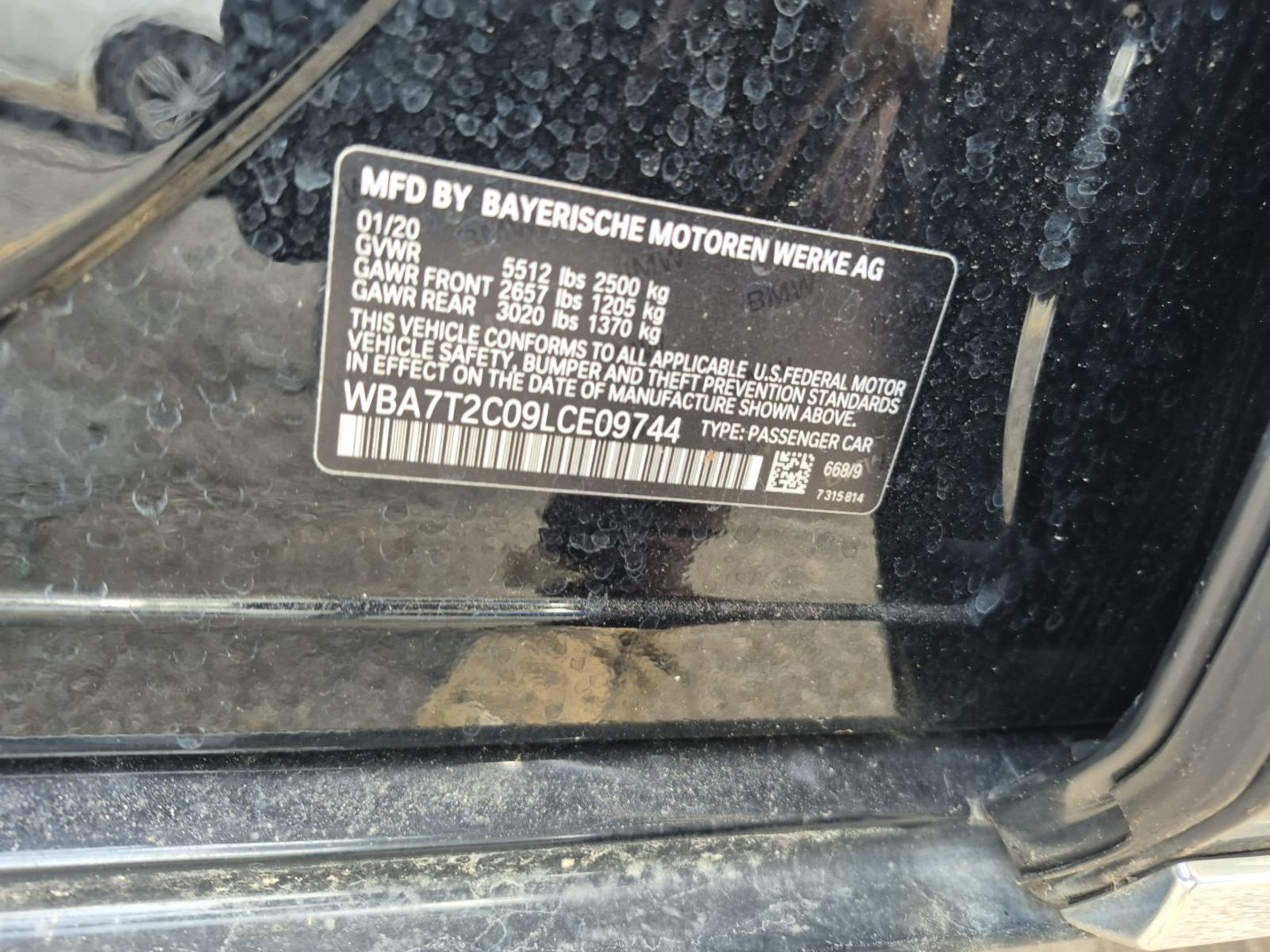 2020 BMW 7-Series  740i RWD