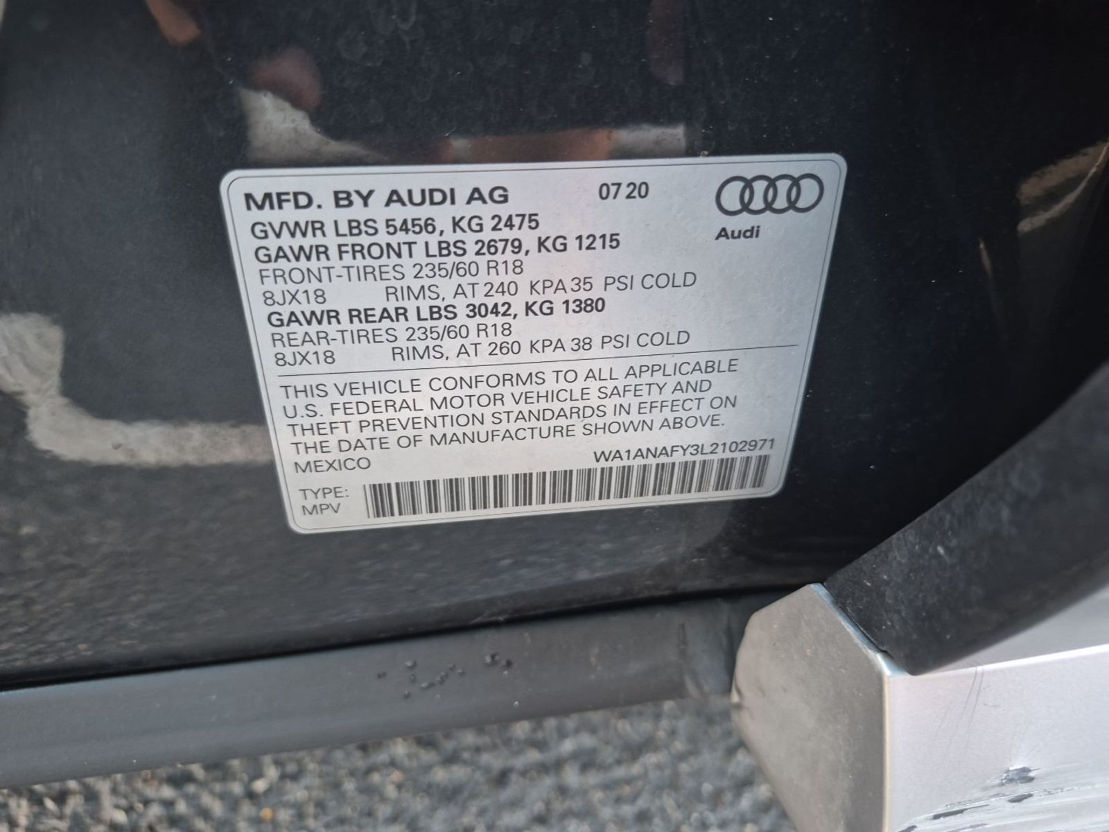 2020 Audi Q5  Premium AWD