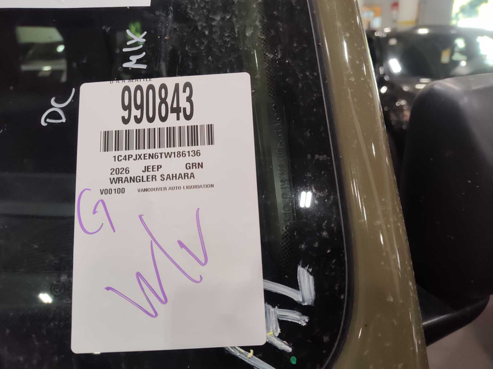 2026 Jeep Wrangler  Sahara AWD