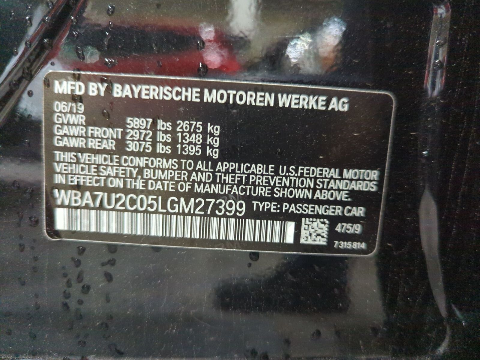 2020 BMW 7-Series   AWD