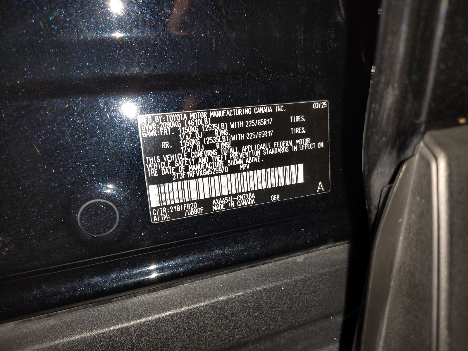 2025 Toyota RAV4  LE AWD