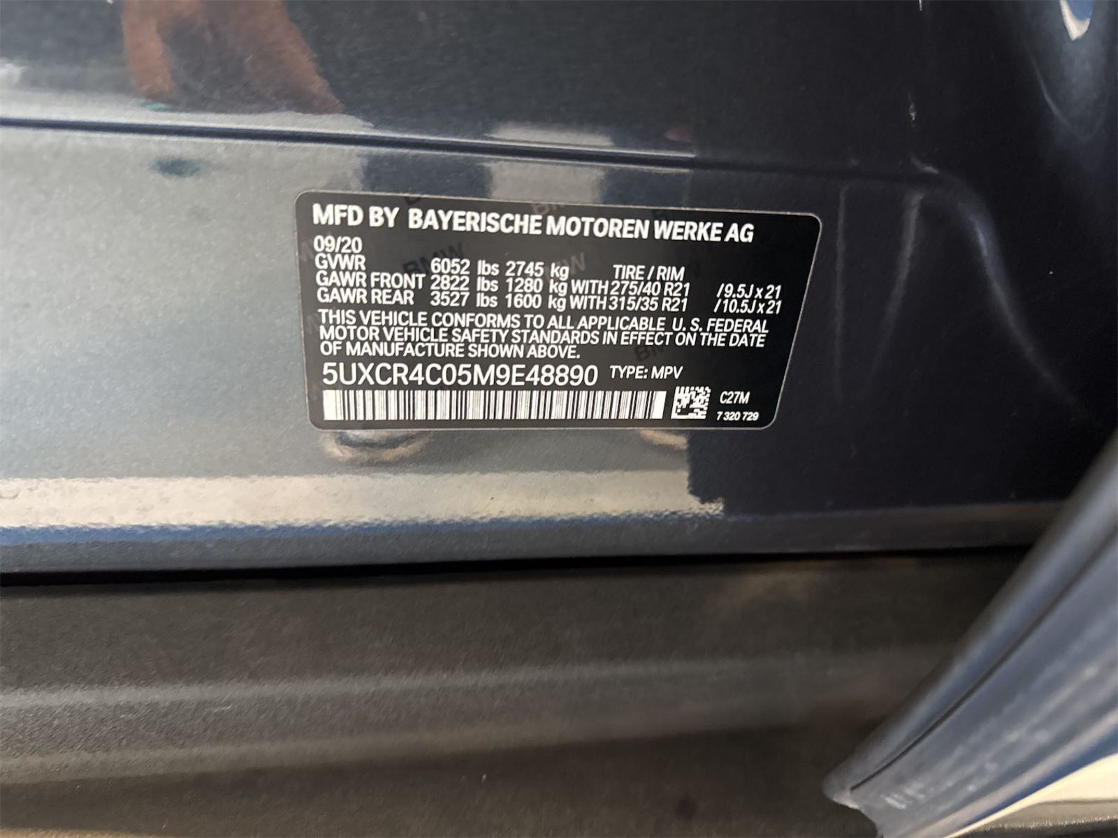 2021 BMW X5  sDrive40i RWD