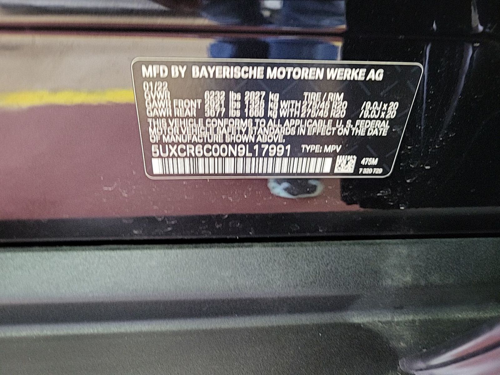 2022 BMW X5  XDrive40i AWD