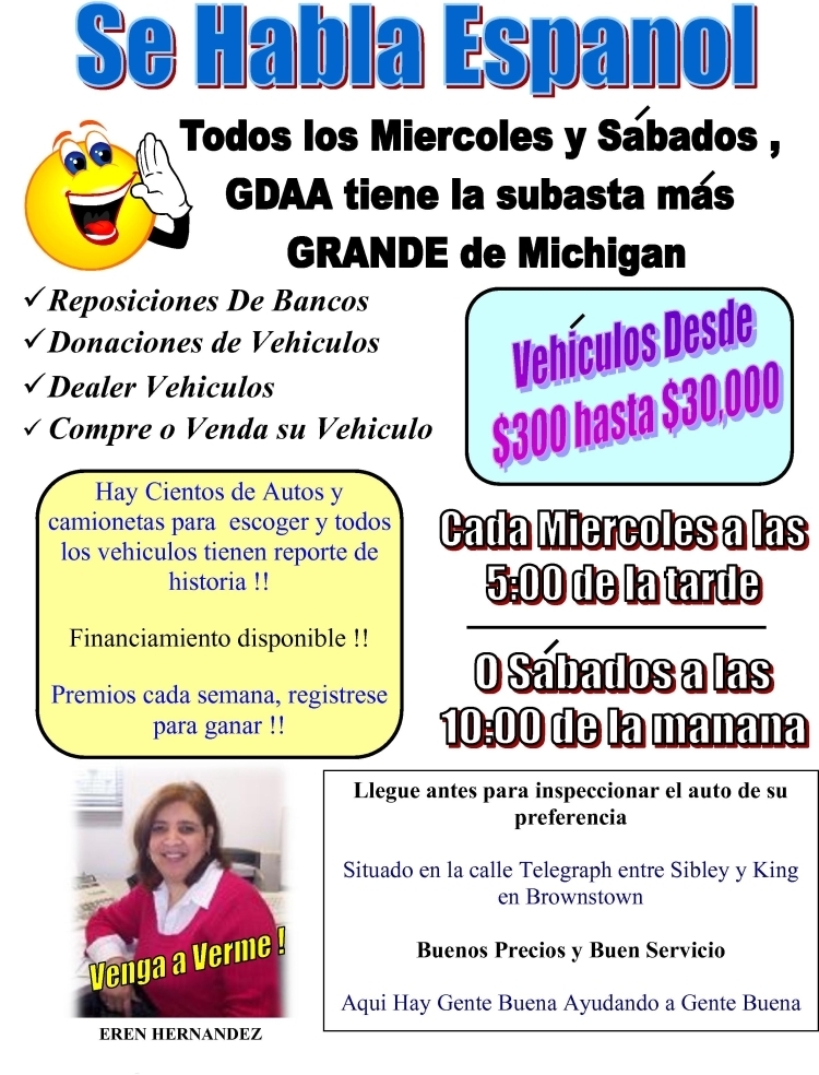 Greater Detroit Auto Auction >> Espanol Greater Detroit Auto Auction Greater Detroit Auto Auction >> Espanol Greater Detroit Auto Auction