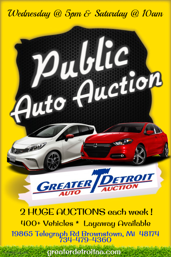 Public Auto Auction >> Greater Detroit Auto Auction Public Auto Auction >> Greater Detroit Auto Auction