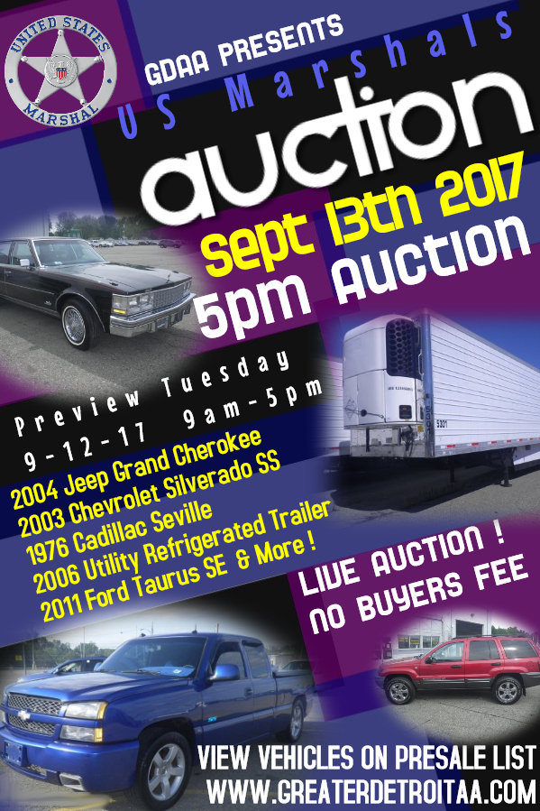 Greater Detroit Auto Auction >> US Marshals | Greater Detroit Auto Auction Greater Detroit Auto Auction >> US Marshals | Greater Detroit Auto Auction