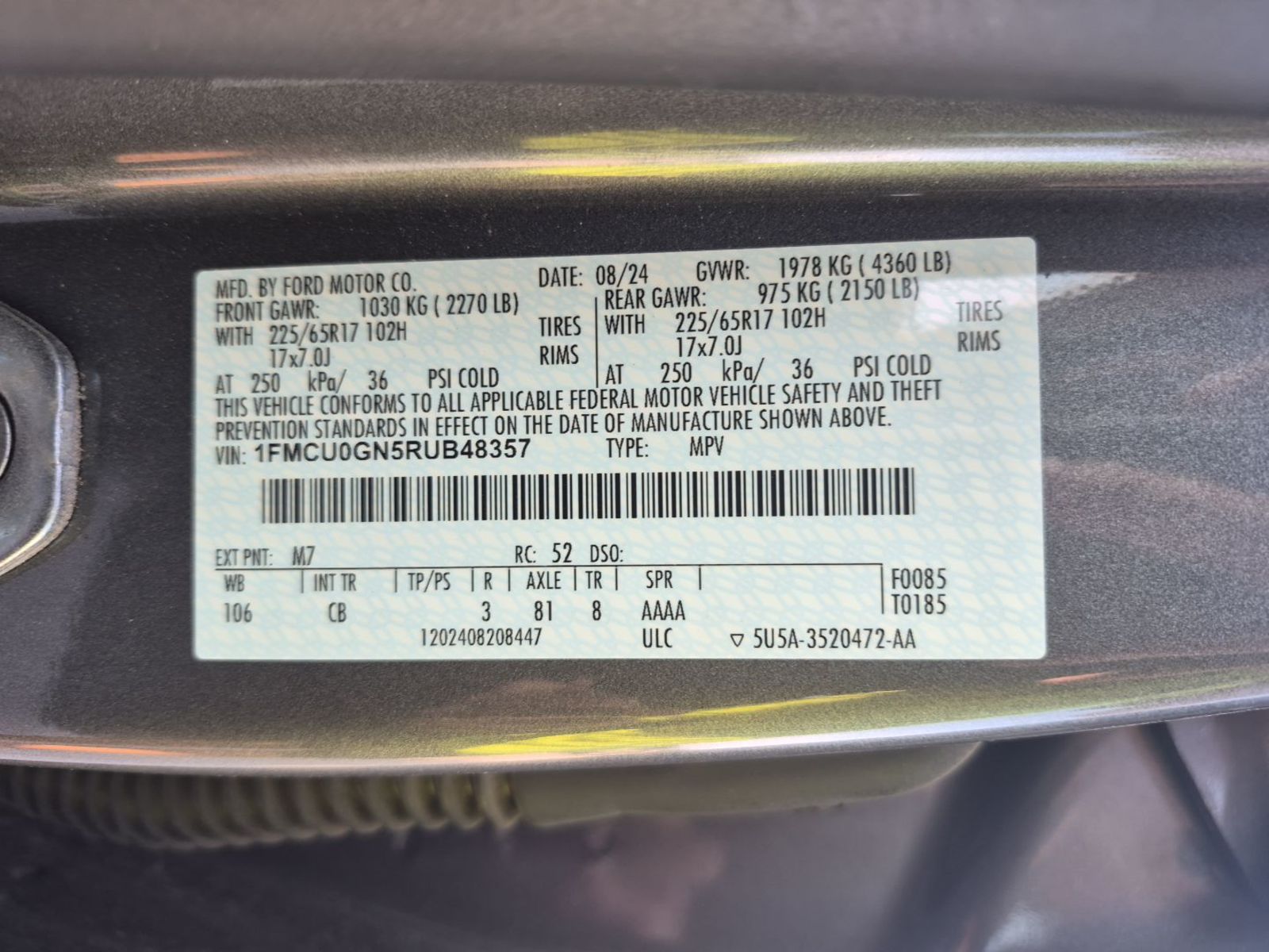 2024 Ford Escape   FWD