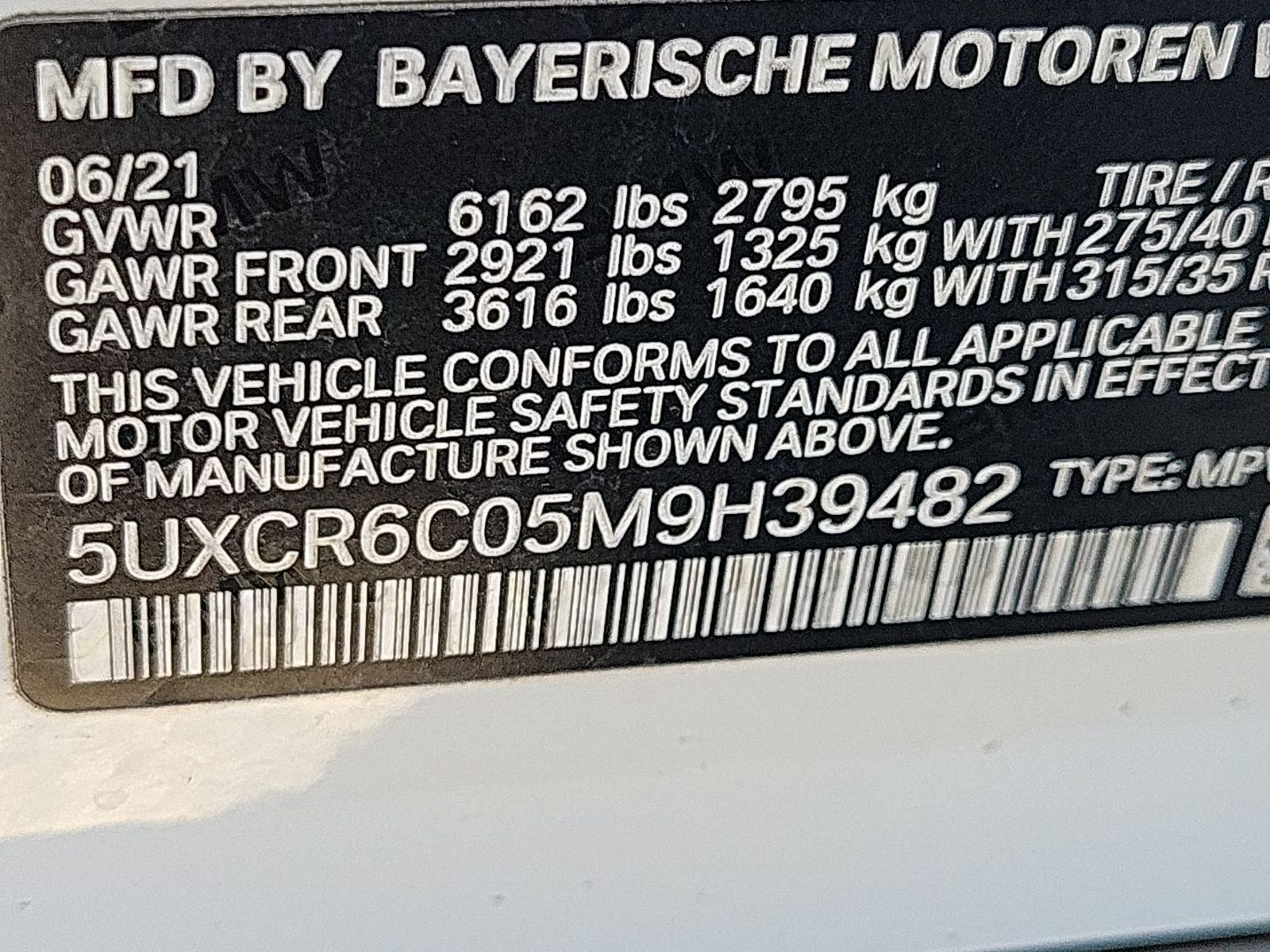 2021 BMW X5  XDrive40i AWD