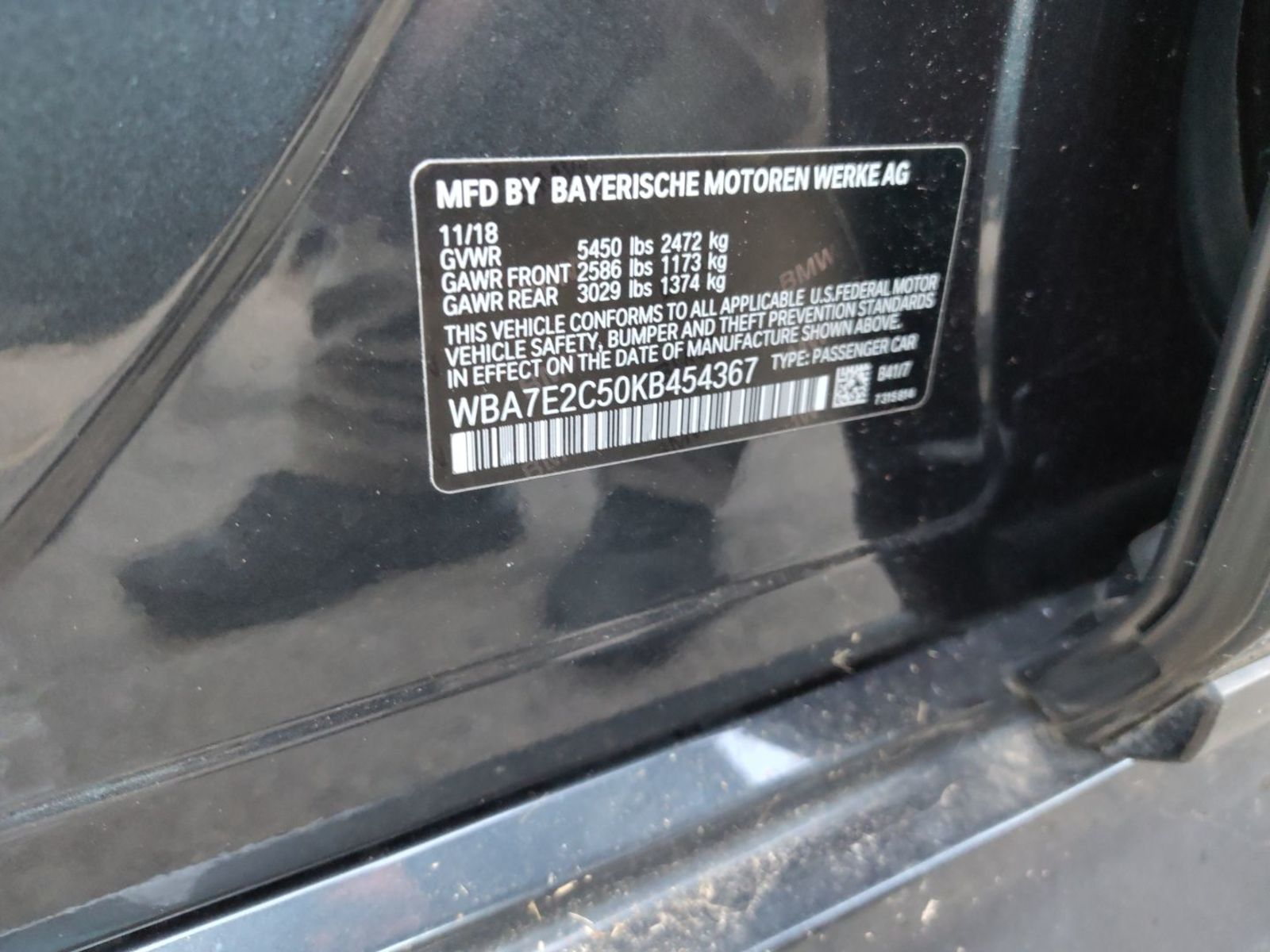2019 BMW 7-Series  740i RWD