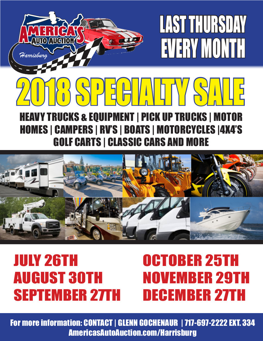 Specialty Sale | America's Auto Auction - Harrisburg