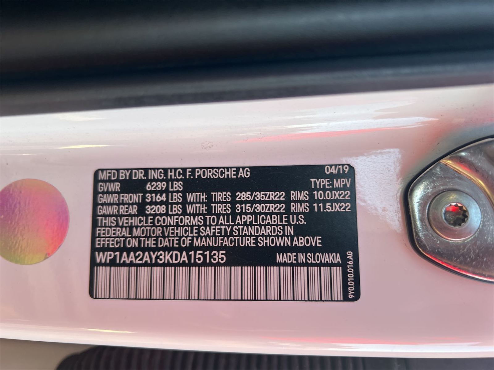 2019 Porsche cayenne  Base AWD